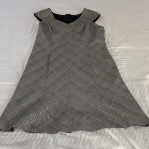 White House Black Market Gray Mini Dress